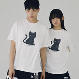 チェッカーキャットTシャツ