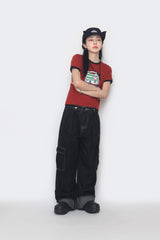 Music Crop Short-Sleeved T-Shirt