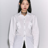 ツーポケットウエスタンシャツ [white]