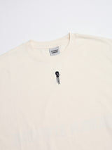 バラクラバロゴTシャツ - クリーム