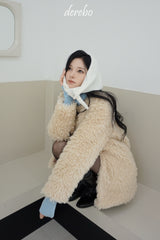 Toggle tteokbokki half-fur coat