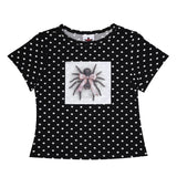 Polka Dot Spider Tee [Black]