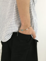 Crystal bead bracelet