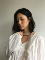 Raye V-neck Blouse Dress (2color)