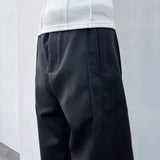 シャドーブラックシーメッドワイドトラウザーズ