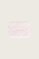 シュガークラッシュキルとラップトップポーチ Baby pink