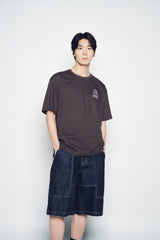 25SS GRADATION ALIEN SHORT SLEEVE T-SHIRT DARK BROWN