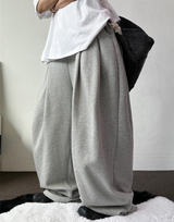 10000ソルド❤バックフロントツーピンタックバルーンオーバーパンツ🩶🖤2カラー🩶S-XL