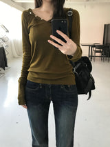 テンセルフーデッドTシャツ(5 colors)