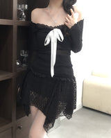 Ruble Off-Shoulder Shirring T-Shirt