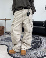 Hetin Utility Pocket Cargo Pants