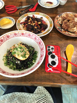 レッド ラッキー ケース ＆ パンダ グリップトック セット