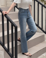 Rojae wide denim pants
