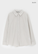 [MADE] Sedibe Loose Fit Striped Shirt
