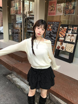 リコガーリッシュドットカンカンシャーリングスカート