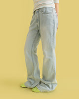 Natural bootcut denim