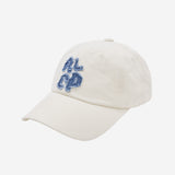 ALCP アップリケウォッシュドボールキャップ (Cream)