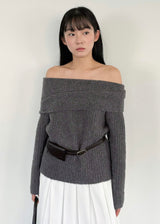 Coen Oversized Off-shoulder Knit [3co]