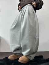 スウェットバルーンバックポイントロングパンツ🤎🖤🩶3COLOR