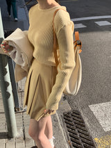 【MADE】ペトピンタックミニスカート