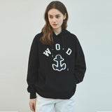 セイントオーバーフィット フーディー スウェット シャツ_Black