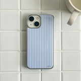sky cotton silver epoxy phone case