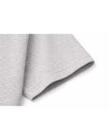 Rosalie Lace Ribbon Print Short Sleeve T-Shirt Gray
