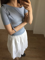 アンバランスタイTシャツ (4color)