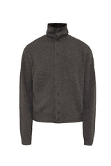 Marl Turtleneck Cardigan