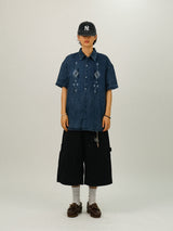 RT Diamond Denim 1/2 Shirt