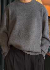 [virstyle original] INKKI Wool Drop-Shoulder Knit 2COLOR