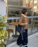 Malbec Raw Denim Wide Brushed Pants