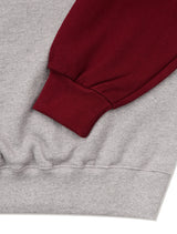 [起毛]UNISEX Football Team Jersey Heavy Terry Raglan Sweatshirt Melan Gray (FCE4TS654M)