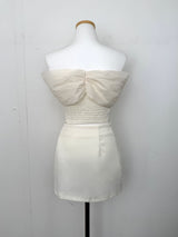 1525. Cream bibi off 2pc