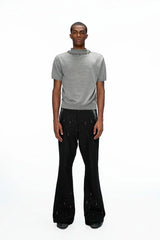 Rhinestone Flare Dress Pants