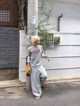 OEN ピンタック ヘビー ワイド スウェットパンツ 3C