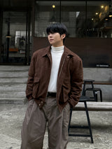 Mute suede cropped jacket
