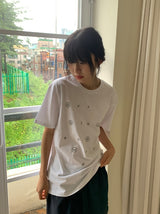 [unisex] Murre Loose Fit Printing Short Sleeve Tee