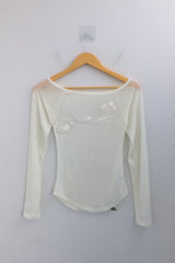 The Flower Lettering Slim Top