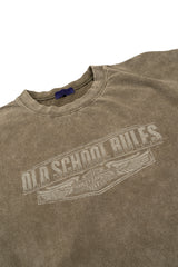 Old School Snow ウォッシュド半袖Tシャツ
