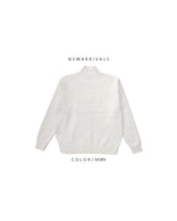 ASCLO Hairy Angora High Neck Knit (5color)