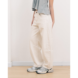 Tiberinus - ダートバレルジーンズ - フレンチバニラ -  Cotton Denim