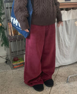 Honbi Corduroy Straight Pants