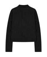 2 zip jacket (black)