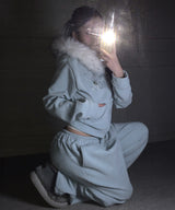 Alley Fur Hooded Zip-Up (3colors)