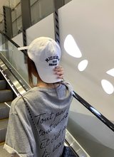 リア メール レタリング ショート スリーブ Tシャツ / 3カラー