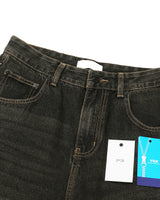 Letic Dart Tinted Black Wide Denim