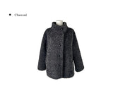 Rodin Fluffy Fur Wool Half Coat