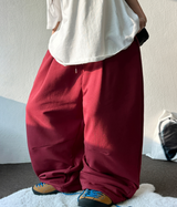 HOT COLORING CURVE BALLOON PANTS ❣🤎🩶🖤4COLOR