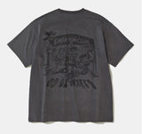 [Machine Wash] KKAHO MARATHON Short Sleeve T-shirt T106 Charcoal